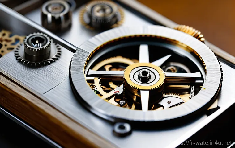 세이코 크로노그래프 기술 리뷰 - The Artisan's Precision: Mechanical Chronograph Assembly**
A close-up, high-definition photograph fr...