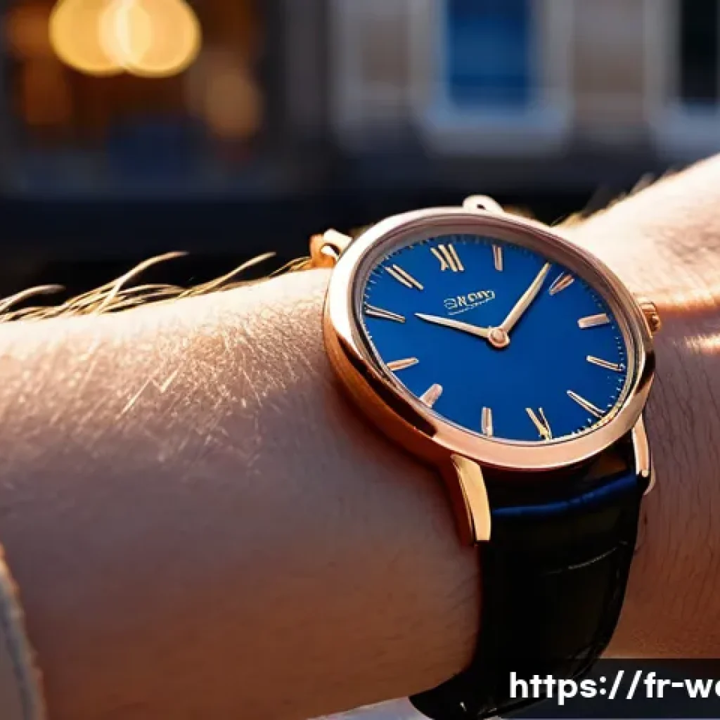 시계 코팅 기술과 내구성 비교 - **Image Prompt: Parisian Elegance with PVD Watch**
    "A close-up shot of a sophisticated wrist, ad...