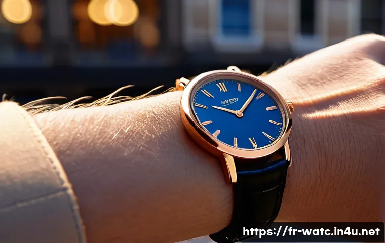 시계 코팅 기술과 내구성 비교 - **Image Prompt: Parisian Elegance with PVD Watch**
    "A close-up shot of a sophisticated wrist, ad...