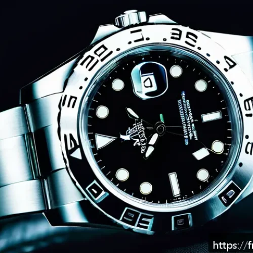 Home 29 롤렉스 신제품 출시 일정 - A luxurious wristwatch close-up featuring the 2024 Rolex Explorer II model with an improved Calibre ...