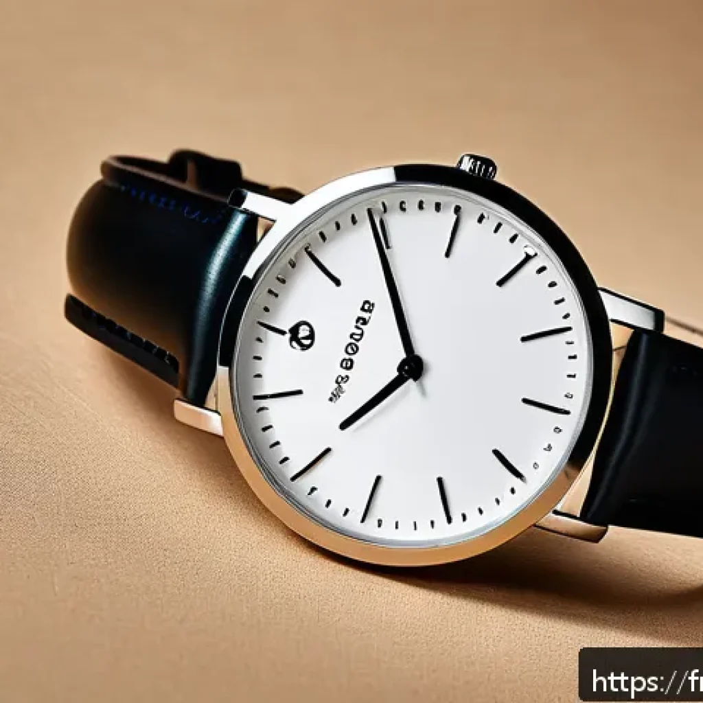 중저가 브랜드 시계 추천 - A sleek, eco-friendly wristwatch crafted from recycled stainless steel with a satin-polished finish,...