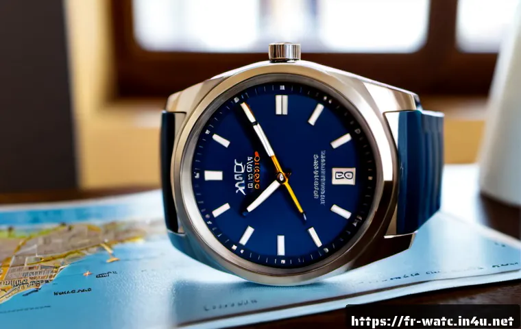 Home 16 세이코 아스트론 GPS 솔라 시계 - Photorealistic close-up of a premium GPS solar wristwatch with a polished stainless-steel case and d...